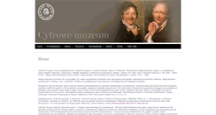 Desktop Screenshot of cyfrowemuzeum.stary.pl